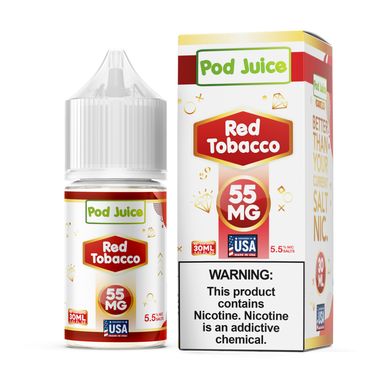 Pod Juice - Red Tobacco - 30mL Salts thumbnail